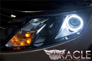 Ford Fusion Headlight Halo Kit - ORACLE Lighting - LED - Green - `10-`11